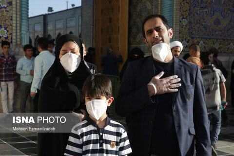 بازگشایی حرم امام هشتم بعد از هفتاد روز