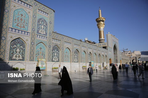 بازگشایی حرم امام هشتم بعد از هفتاد روز