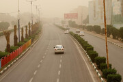 گردوغبارهای‌ کویتی - عراقی در راه بوشهر