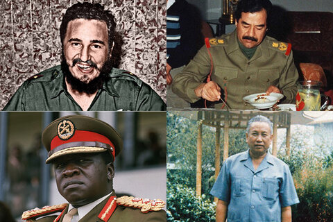 تصاویر | دیکتاتورها شام چه می‌خورند!