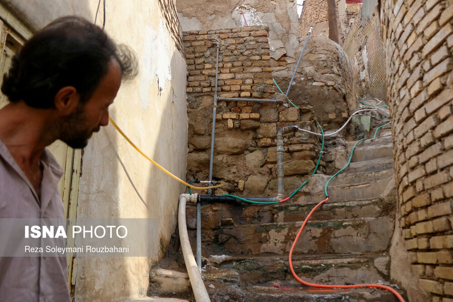 کمبود آب در حصیر آباد
