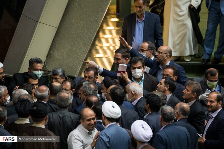 مجلس - کرونا - فاصله اجتماعی - جلسه علنی 25 خرداد