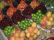 عکس |  قیمت عجیب و غریب میوه های تابستانی در بازار | سه عدد شلیل شبرنگ ۳۲۵ هزار تومان!