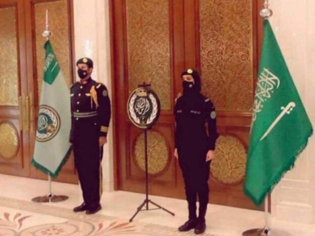 سرباز زن عربستان