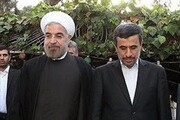 تصاویر جدید روحانی و احمدی نژاد | احمدی نژاد کنار خانواده؛ روحانی بر مزار والدین