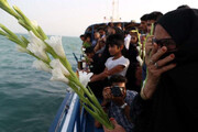 گلباران شهادتگاه ۲۹۰ مسافر ایرباس در خلیج فارس