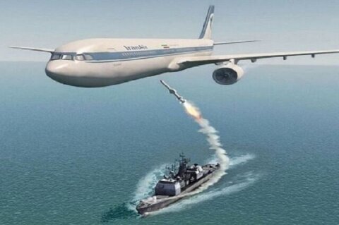 شلیک موشک به هواپیمای ایرانی