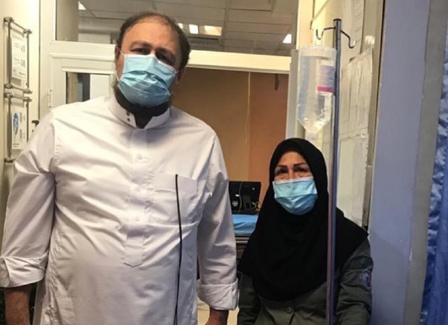 سید حسن خمینی در بیمارستان مسیح دانشوری