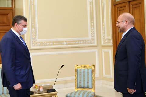 دیدار رئیس کمیته روابط خارجی دومای دولتی روسیه با رئیس مجلس