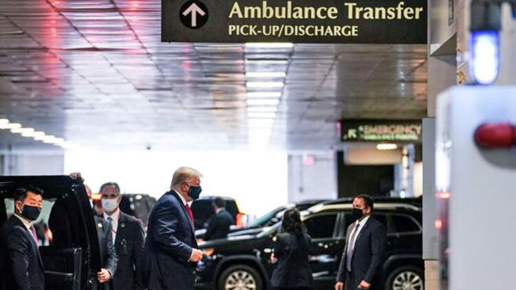 ترامپ در بيمارستان نيويورك