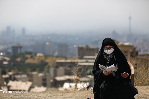 عزاداری تاسوعای حسینی در کهف الشهدا تهران