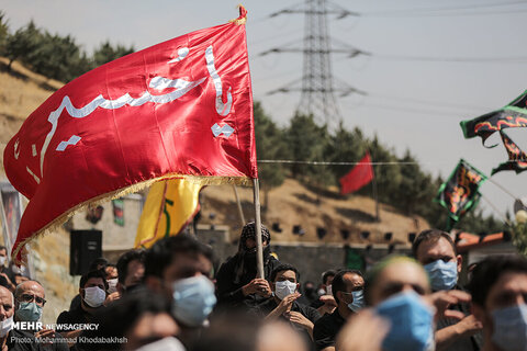 عزاداری تاسوعای حسینی در کهف الشهدا تهران