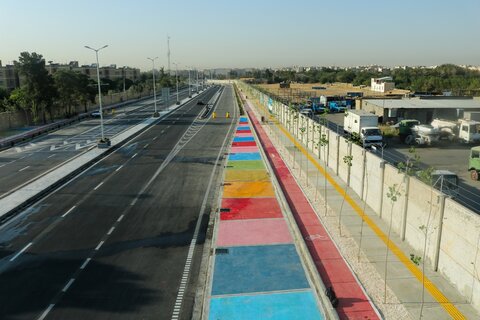 افتتاح اولین خیابان کامل تهران