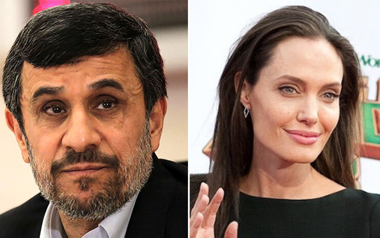 آنجلینا جوبی - احمدی نژاد