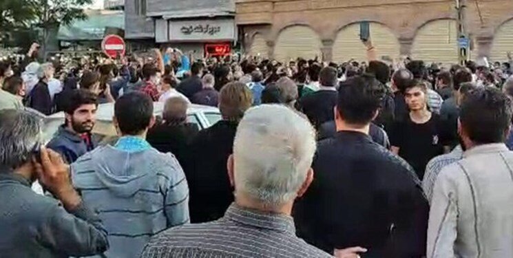 تجمع اعتراض‌آمیز مردم آذربایجان‌شرقی به سخنان اردوغان