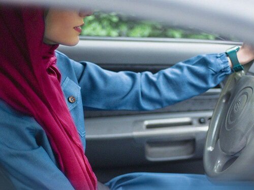 رانندگی زنان - پیامک حجاب
