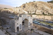 تصویری دیده نشده از دروازه قرآن شیراز؛ ۱۰۰ سال قبل