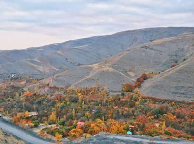 جادوی هزار رنگ پاییز در طبیعت روستای دهبار