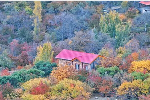 جادوی هزار رنگ پاییز در طبیعت روستای دهبار