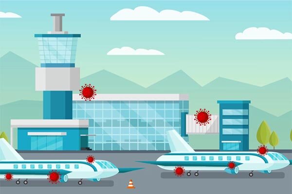 ویروس در فرودگاه