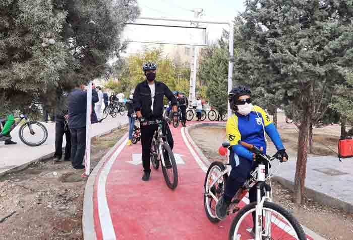 افتتاح مسير دوچرخه سواري