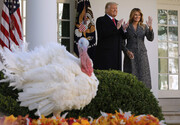 تصاویر | مراسم روز شکرگزاری در کاخ سفید | عکس‌های ایوانکا ترامپ را در کنار خانواده‌اش ببینید