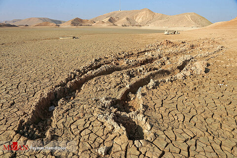خشک شدن آب سد خاکی عبدل‌آباد بجنورد