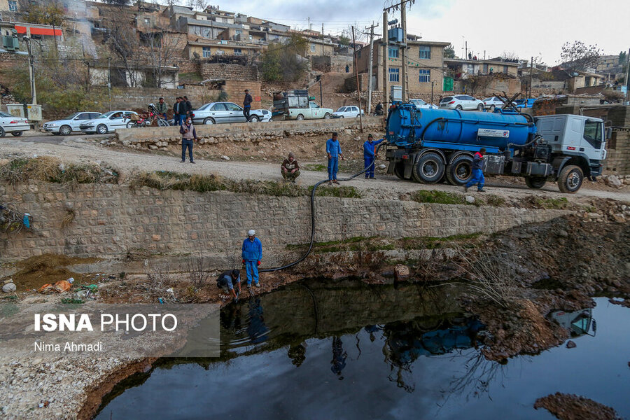 آتش‌سوزی در خط لوله انتقال نفت مارون