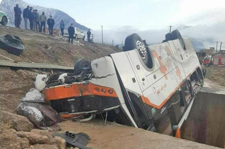 تصادف در محور لردگان