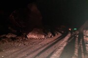 ببینید | لحظه هولناک ریزش کوه در جریان عملیات امداد سیل دیروز تهران