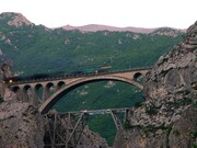 پل استوار شمال ایران که در روسیه به پل آزادی معروف است