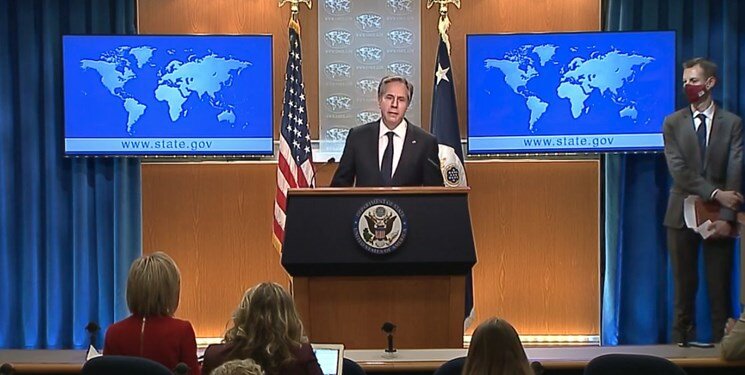 اولین نشست خبری وزیر خارجه جدید آمریکا | تیم قدرتمندی برای بازگشت به برجام تشکیل می‌دهیم