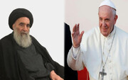 دیدار تاریخی پاپ فرانسیس با آیت‌الله سیستانی در عراق |‌ رهبر کاتولیک‌های جهان به زادگاه ابراهیم(ع) می‌رود