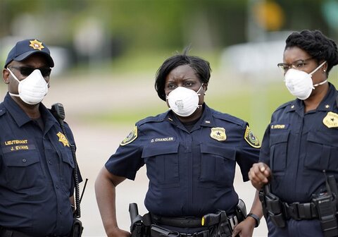 ماسک‌های واحدهای مختلف پلیس آمریکا