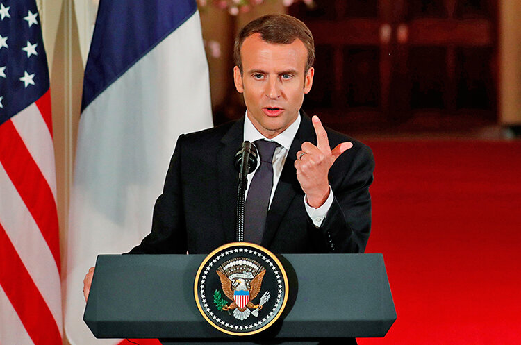 امانوئل مكرون رئيس جمهوري فرانسه