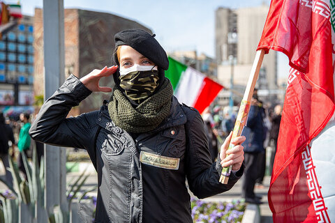 تصاویر متفاوت از راهپیمایی ۲۲ بهمن ۹۹ در سراسر ایران