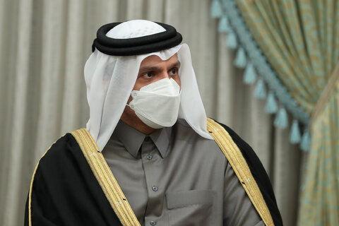 دیدار وزیر خارجه قطر با روحانی