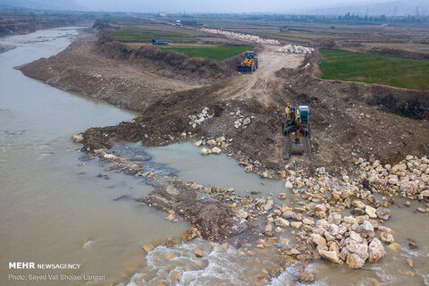 حال پریشان رودخانه« تجن»