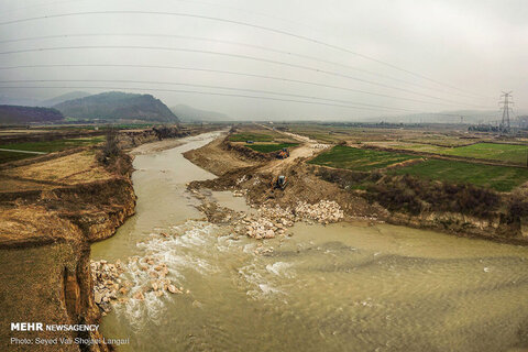 حال پریشان رودخانه« تجن»
