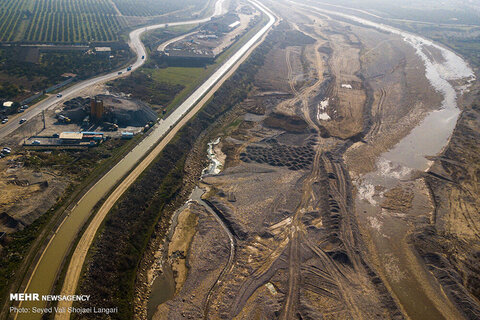 حال پریشان رودخانه« تجن»