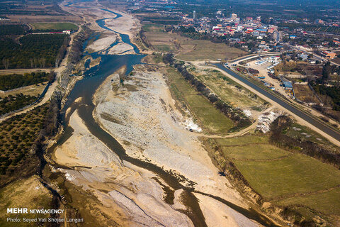 حال پریشان رودخانه« تجن»