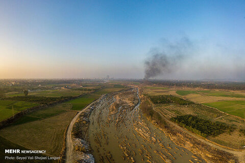 حال پریشان رودخانه« تجن»