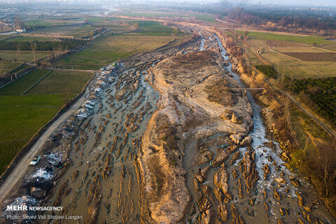 حال پریشان رودخانه« تجن»