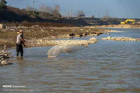 حال پریشان رودخانه« تجن»