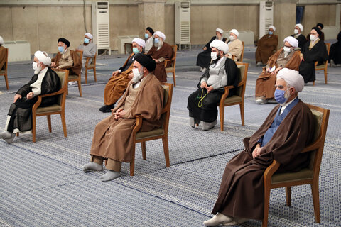 تصاویر دیدار رهبری با اعضای مجلس خبرگان
