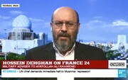 پاسخ مشاور نظامی رهبری به شبکه فرانسوی؛ توان دفاعی ایران هرگز وابسته به سلاح اتمی نیست