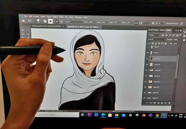 سارا بارکزی، نخستین بانوی انیماتور تاریخ افغانستان | دختری ناشنوا که در آرزوی صلح پایدار و رسیدن به پیکسار است