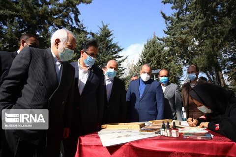 کاشت نهال صلح  از سوی ظریف و حناچی