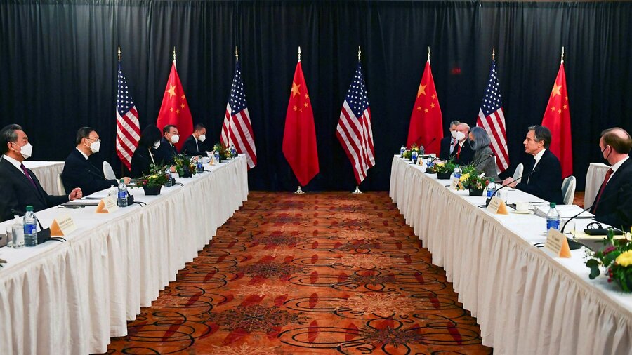 گفتگوهای چین و آمریکا در آلاسکا