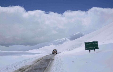 رویایی ترین صحنه های برف پاییزی در ایران + تصاویر